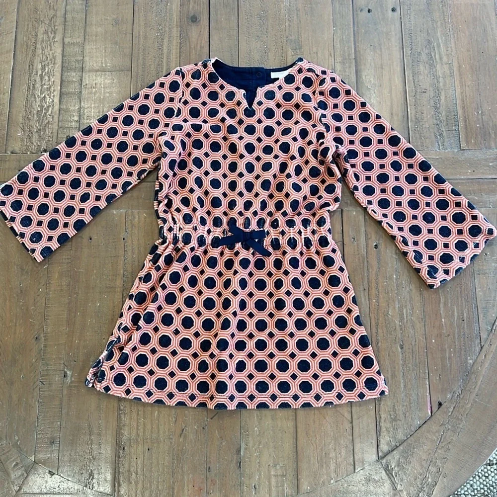 Janie and jack geometric Terrycloth dress